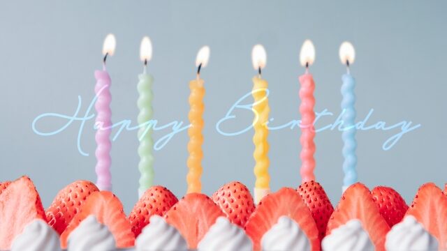 カットケーキに合う誕生日デコレーションの工夫