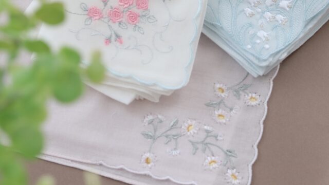 贈る前に知りたいハンカチのブランド